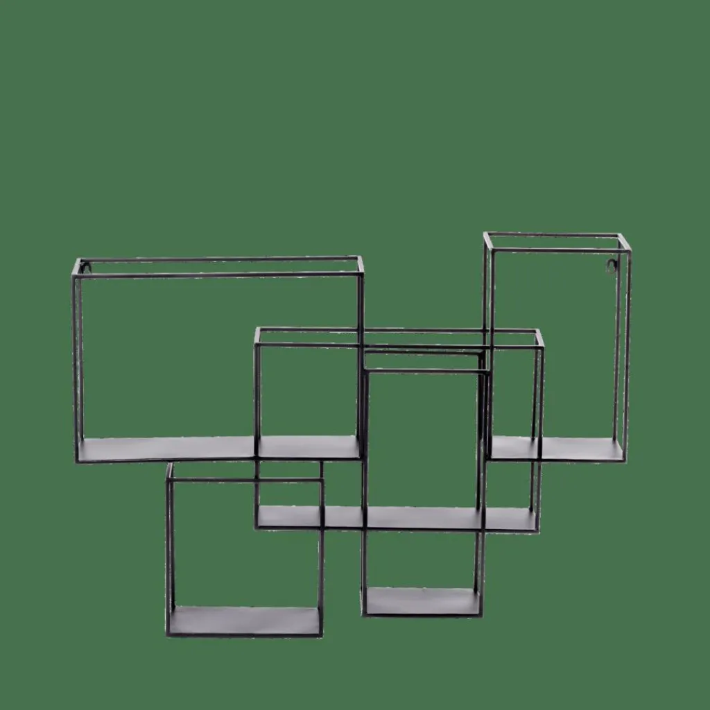 MULTO Étagère à Suspendre Noir^CASA Clearance