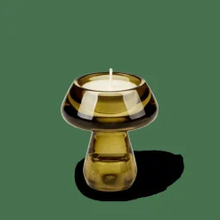 MUSHROOM Support Bougie Chauffe-plat Vert^CASA New