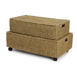 MYKONOS Coffre De Rangement M Naturel^CASA Best