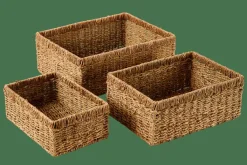 MYKONOS Panier Tiroir L Naturel^CASA Clearance