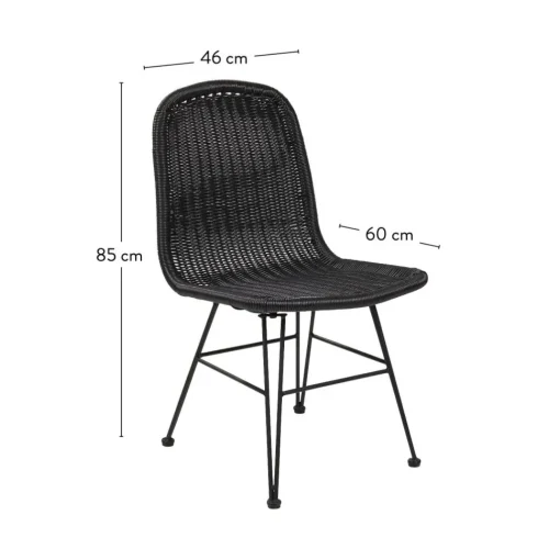 NEW OAK Pieds De Table A Noir^CASA Online
