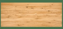 NEW OAK Table à Manger Avec Pieds U En Métal^CASA Discount