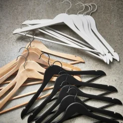 NEW WOOD Cintres Set De 5 Naturel^CASA