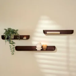 NOMA Étagère à Suspendre S/3 Brun^CASA Best