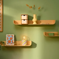 NOMA Étagère à Suspendre S/3 Naturel^CASA Best