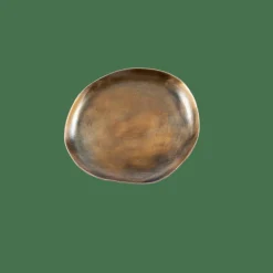 OVALS Plat De Présentation Doré^CASA Sale