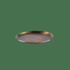 OVALS Plat De Présentation Doré^CASA Sale