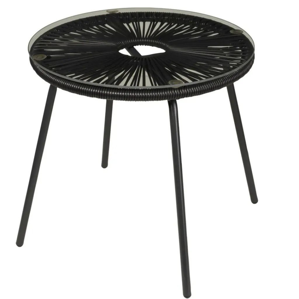 PAPAYO & ACAPULCO Salon De Jardin Noir^CASA Best