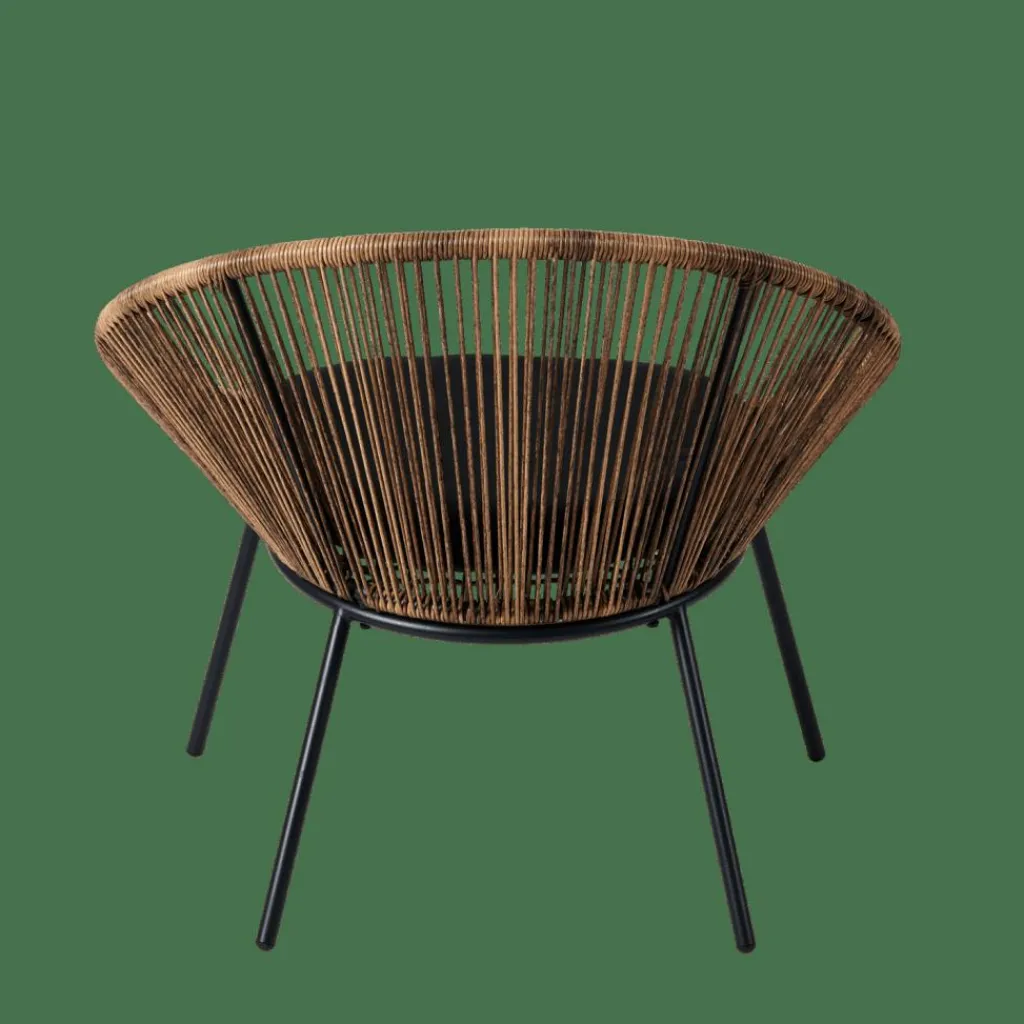 PAPAYO Chaise Lounge Avec Coussin Naturel^CASA Clearance