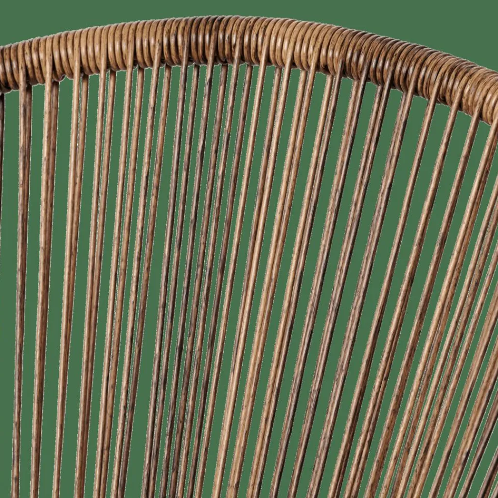 PAPAYO Chaise Lounge Avec Coussin Naturel^CASA Clearance