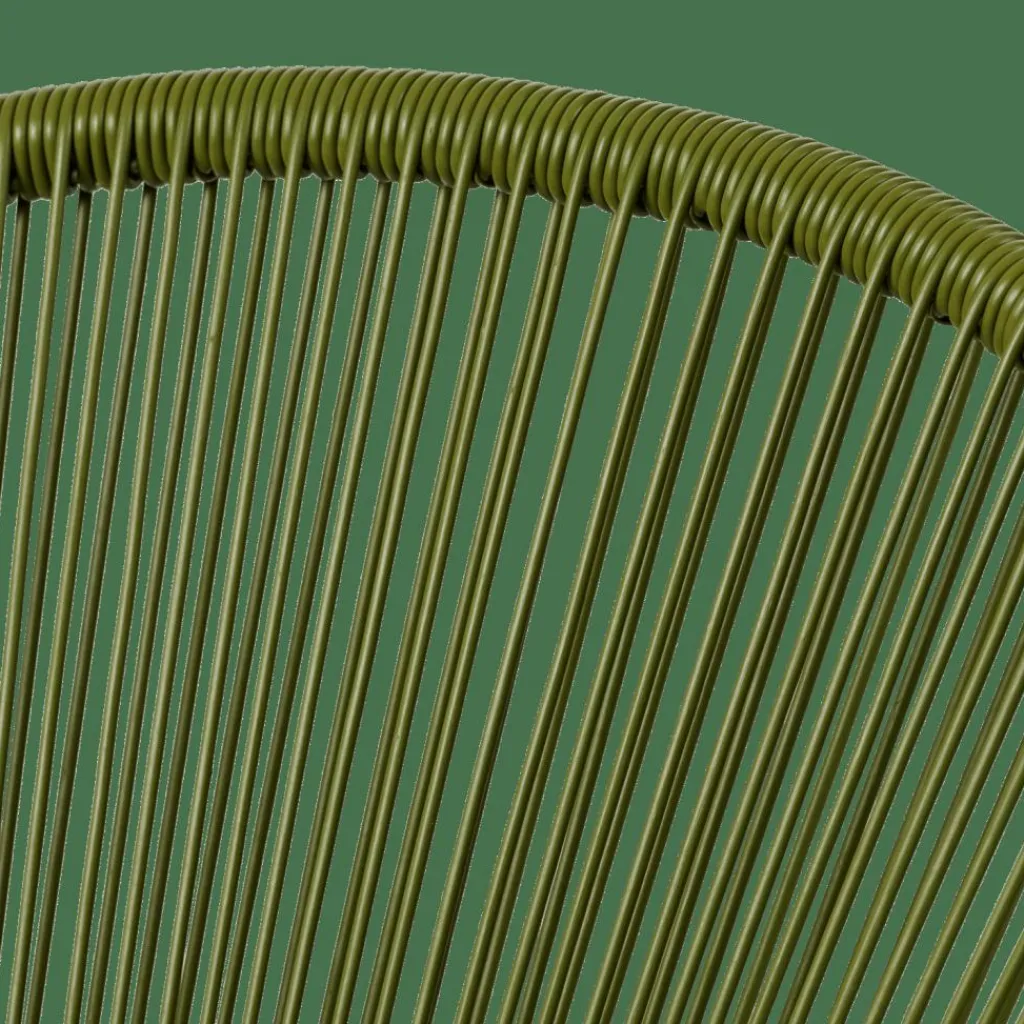 PAPAYO Chaise Lounge Avec Coussin Vert^CASA Discount