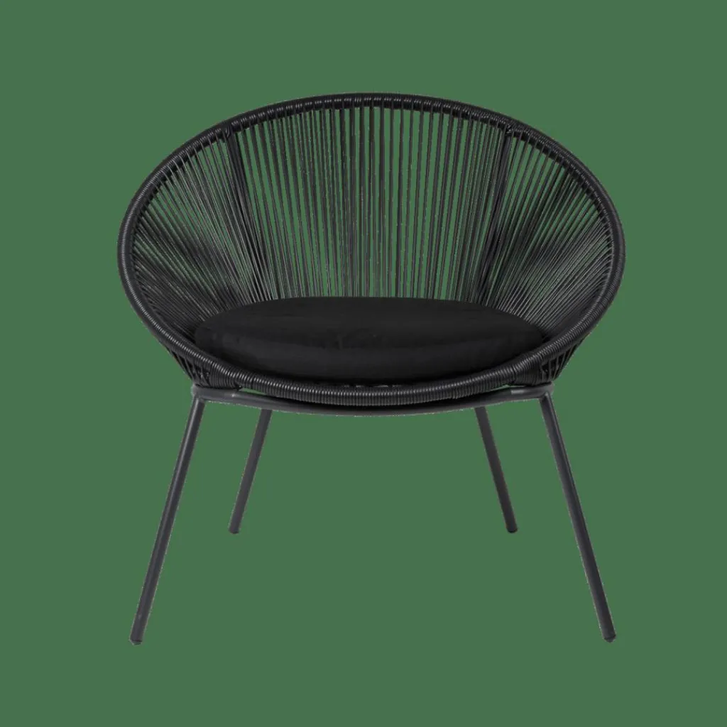 PAPAYO Chaise Lounge Noir^CASA Clearance
