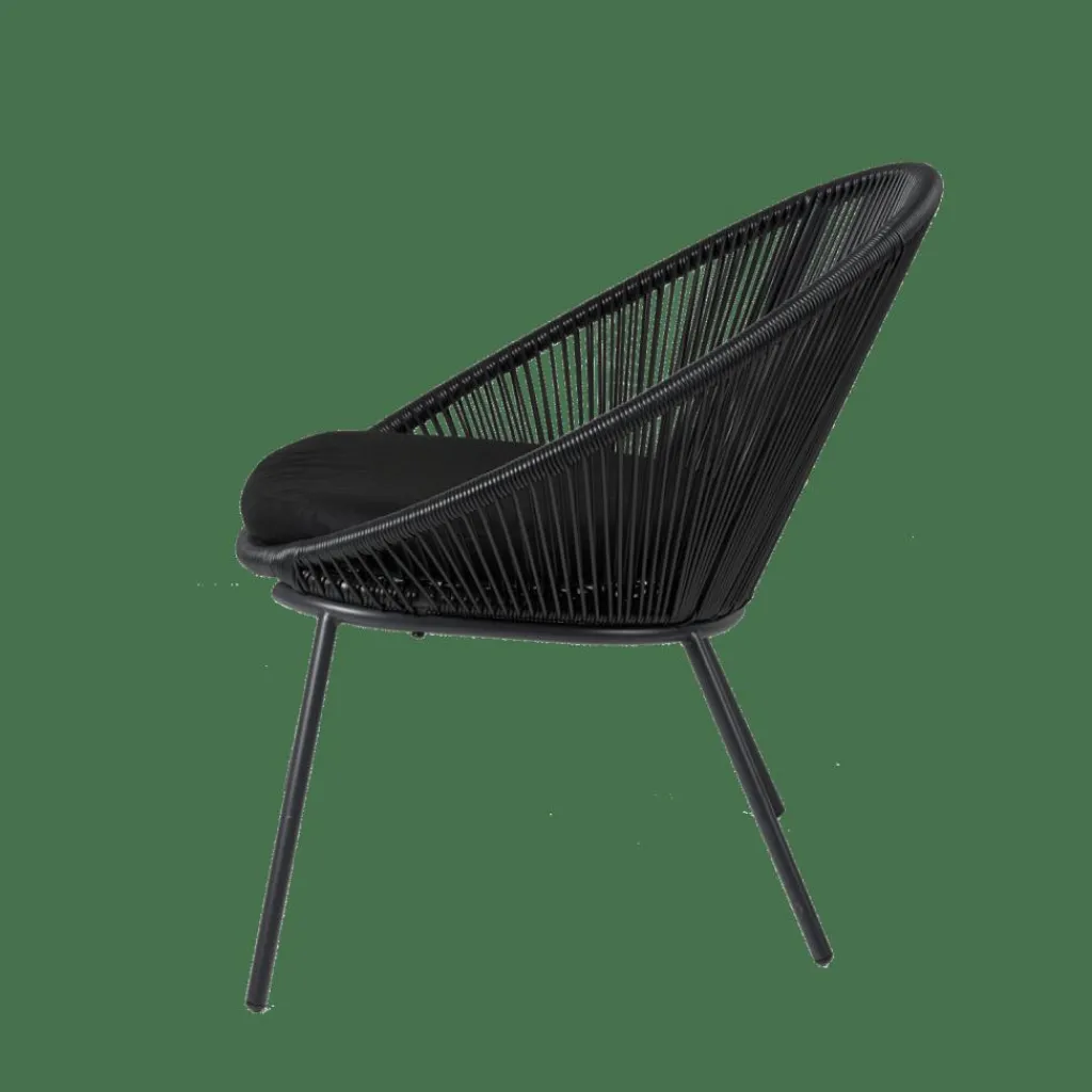 PAPAYO Chaise Lounge Noir^CASA Clearance