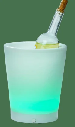 PARTY Seau à Glace Avec Moodlight Blanc^CASA Clearance