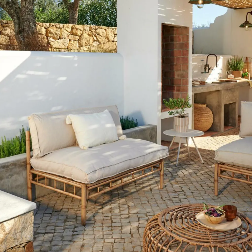 PAULETTA ECO Coussin écolo Sable Beige^CASA Discount