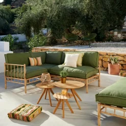 PAULETTA LUXE Coussin Dossier Vert^CASA Best