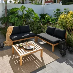 PAULETTE Table/pouf Lounge Naturel^CASA Outlet