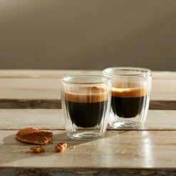 PAUSA Verre Double Paroi Set De 2 12,5 CL Transparent^CASA Hot