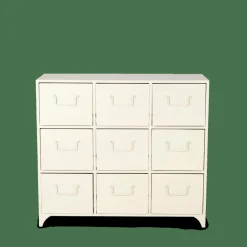 PHARMA Meuble De Pharmacie 9 Tiroirs Sable^CASA New