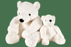 POLA Ours Blanc Peluche Blanc^CASA New