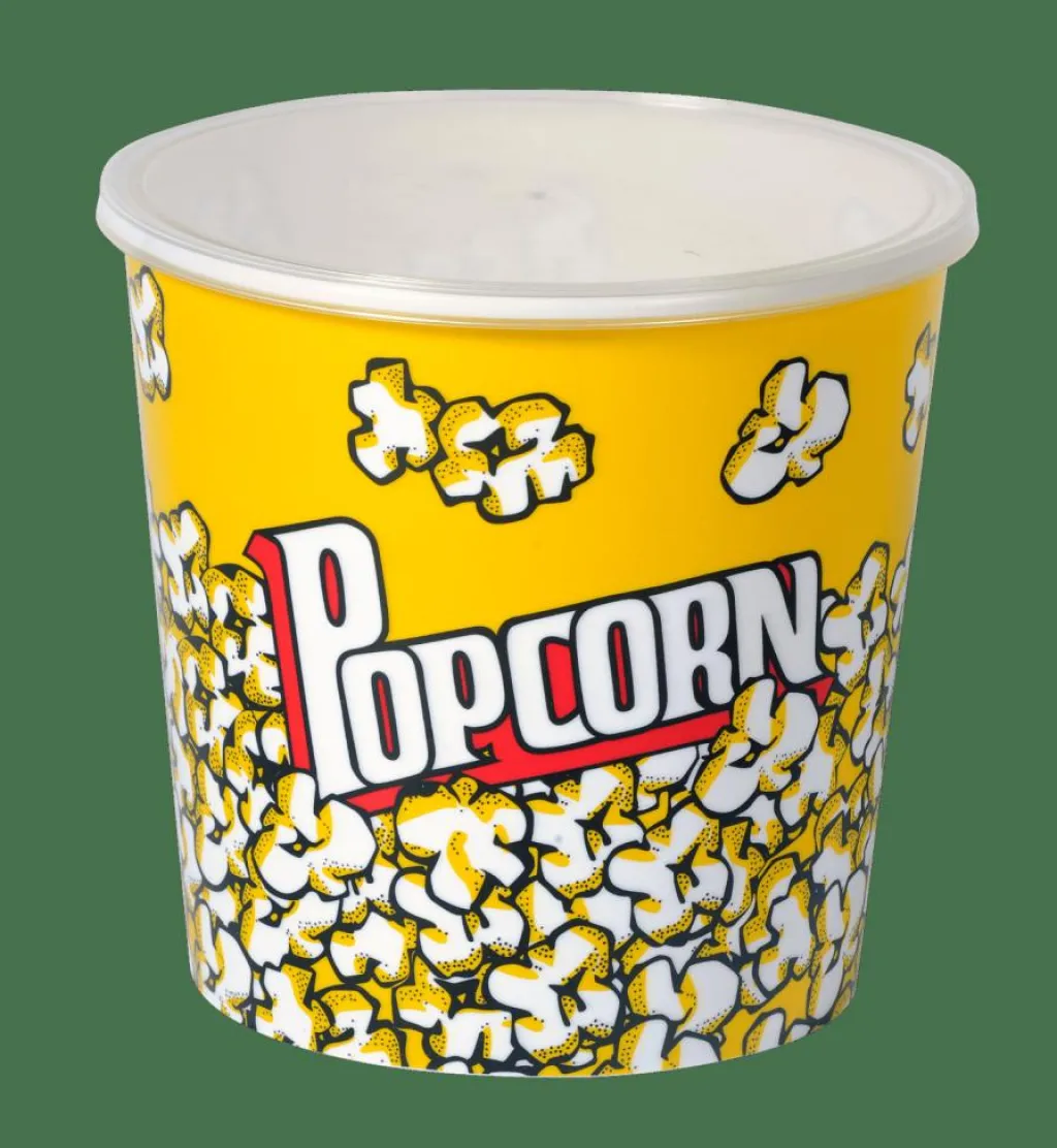 POPCORN Seau à Pop-corn Avec Couvercle Multicolore^CASA Best