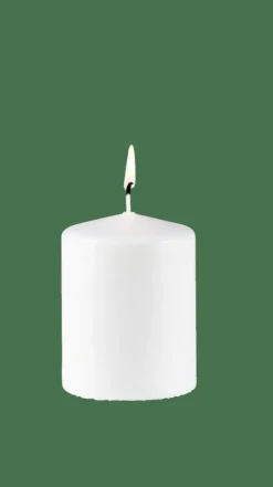 PURE Bougie Cylindrique Blanc^CASA Online