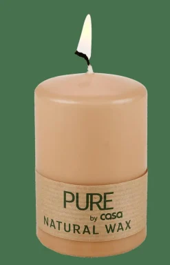 PURE Bougie Cylindrique Beige^CASA Outlet