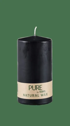 PURE Bougie Cylindrique Noir^CASA Best