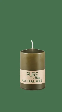 PURE Bougie Cylindrique Vert^CASA Best