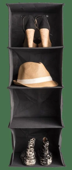 RANGO Système De Rangement 4 Compartiments Gris Foncé^CASA Hot