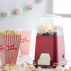 RETRO FUN Machine à Pop-corn Rouge^CASA