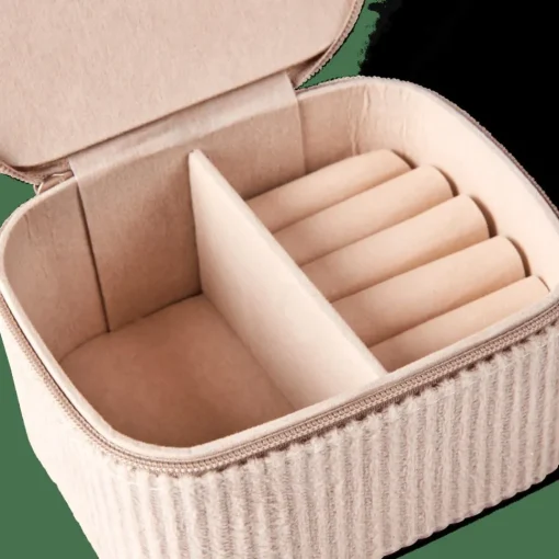 RIBS Boîte à Bijoux Blanc Cassé^CASA