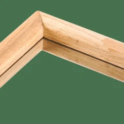 RUBBERWOOD Miroir Naturel^CASA Discount