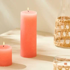 RUSTIC Bougie Côtelée Menthe^CASA New