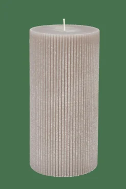 RUSTIC Rib Bougie Gris^CASA