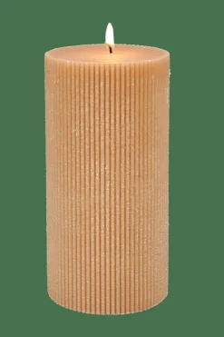 RUSTIC Rib Bougie Ocre^CASA New