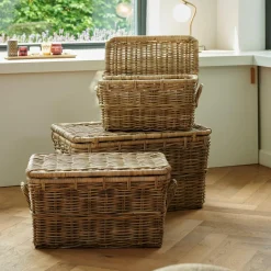SAVANNAH Coffre De Rangement Gris^CASA New