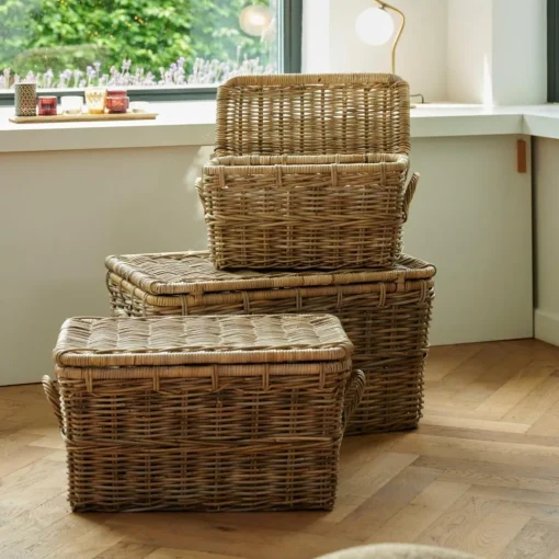 SAVANNAH Coffre De Rangement Gris^CASA New