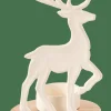 SCANDY DEER Porte-bougie Chauffe-plat Blanc, Naturel^CASA New