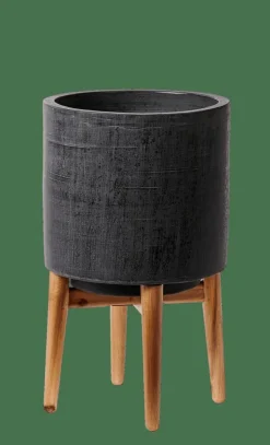 SCURO Pot De Fleurs Noir^CASA