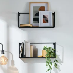 SHORP Étagère à Suspendre Noir^CASA Clearance