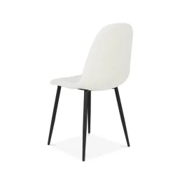 SILKE Chaise De Salle à Manger Bouclette^CASA Hot