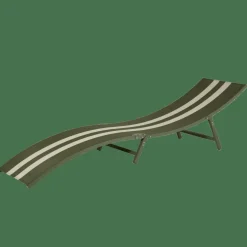 SILVES Chaise Longue Kaki^CASA Discount