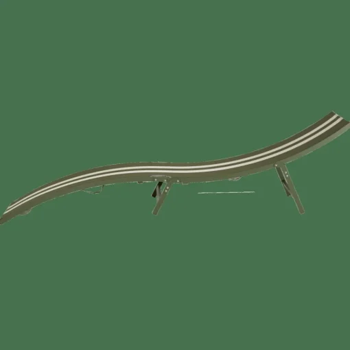 SILVES Chaise Longue Set De 2 Kaki Ray^CASA Clearance