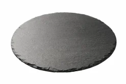 SLATE Assiette Noir^CASA Discount