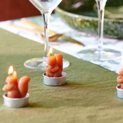 SQUIRREL Bougies Chauffe-plat Set De 6 Brun^CASA Discount