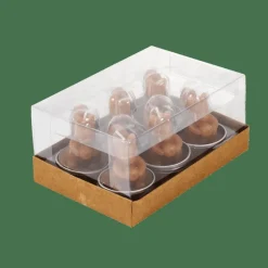 SQUIRREL Bougies Chauffe-plat Set De 6 Brun^CASA Discount
