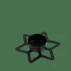 STAR Support Bougie Chauffe-plat Noir^CASA Discount