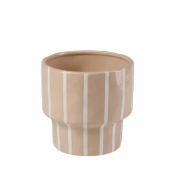 STRIPES Pot De Fleurs Sable^CASA