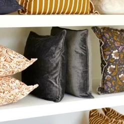 SUAVE Housse Pour Coussin Gris Foncé^CASA